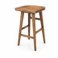 Taburete de bar de madera de acacia 73 cm Marrón