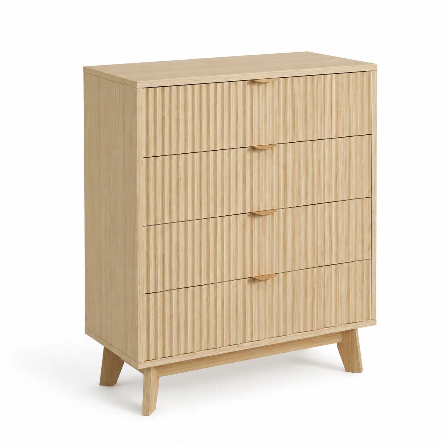 Commode en bois avec 4 tiroirs 100x80x40 cm