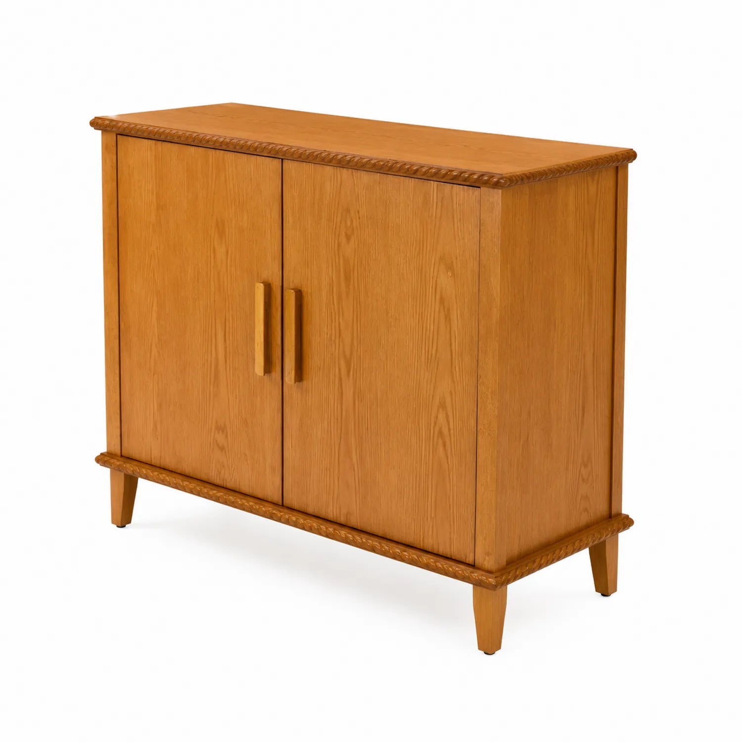 Buffet en bois de chêne avec portes battantes