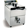 Friteuse à Induction en Inox Buffalo, 7,5 L, 3 kW, Température Réglable