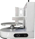 Appareil Automatique pour Glacer les Gâteaux 4-12 pouces, Silencieux avec Plateau Tournant et Grattoir Ajustable, Lisseur à Crème pour Pâtisserie, Couleur Blanche
