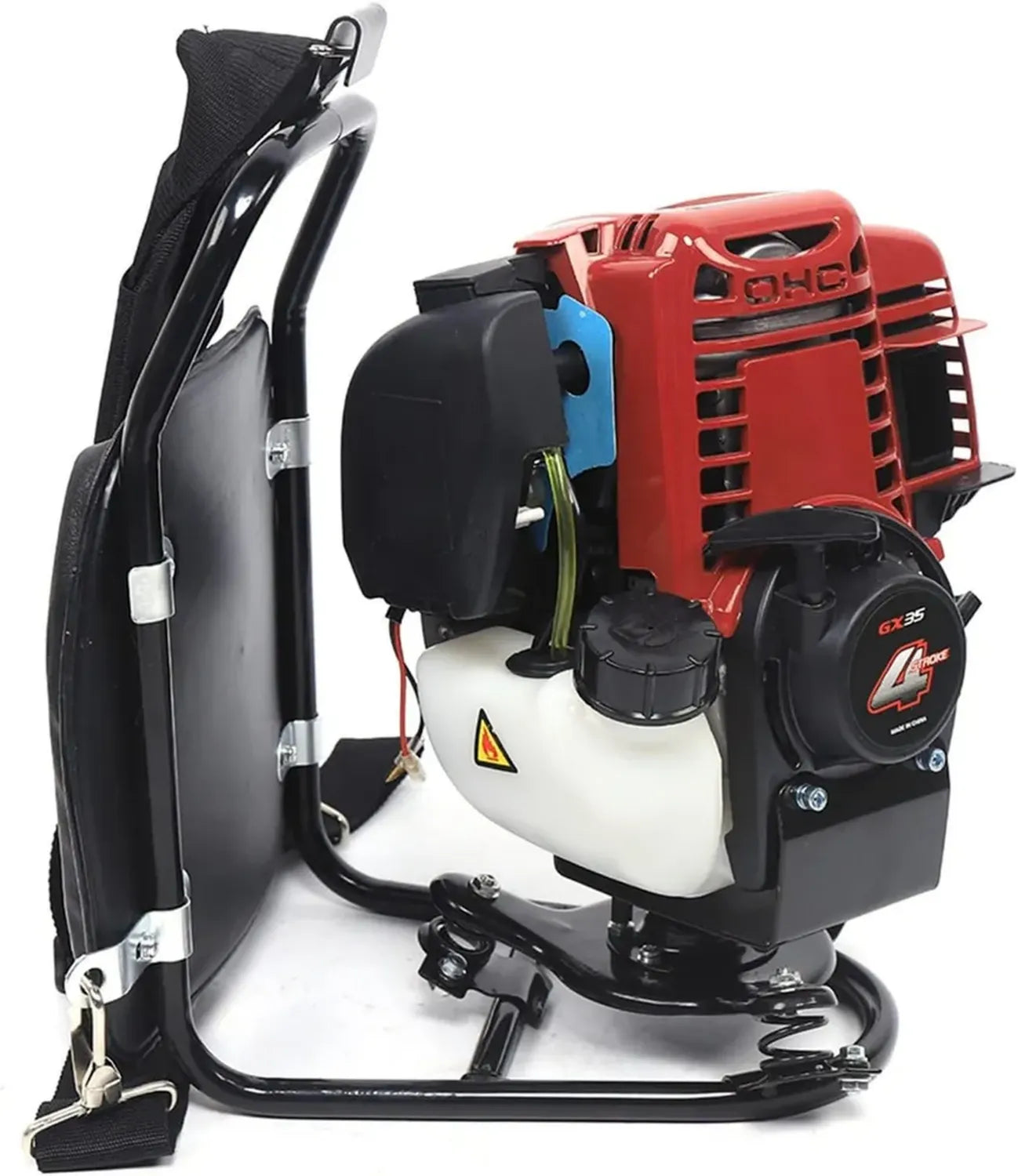 Tondeuse multifonction 3 en 1 avec moteur essence 4 temps - 1,4 CV