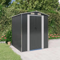 Abri de Jardin en Acier Galvanisé Anthracite 192x191x223 cm