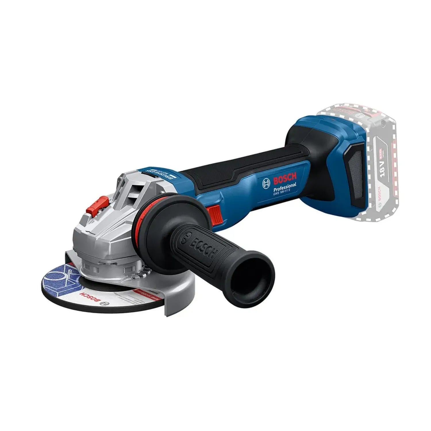 Bosch Meuleuse Angulaire Sans-fil 18V 125 mm - Outil Seul