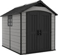 Abri de Jardin Résistant Keter Premier Apex 7x5 Gris