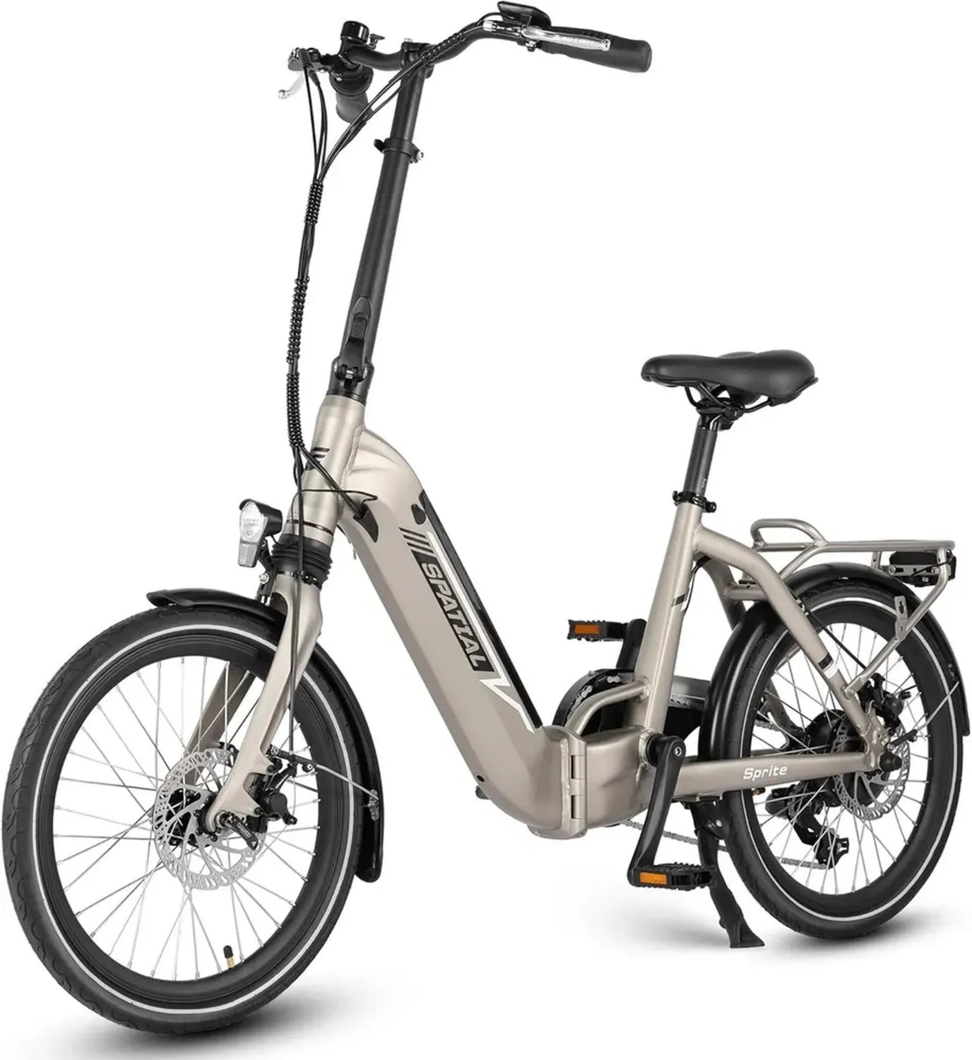 Vélo Électrique Pliable 20 Pouces SPATIAL, Moteur 250W 40Nm, Batterie 36V 374Wh, 7 Vitesses, Pour Homme et Femme en Ville