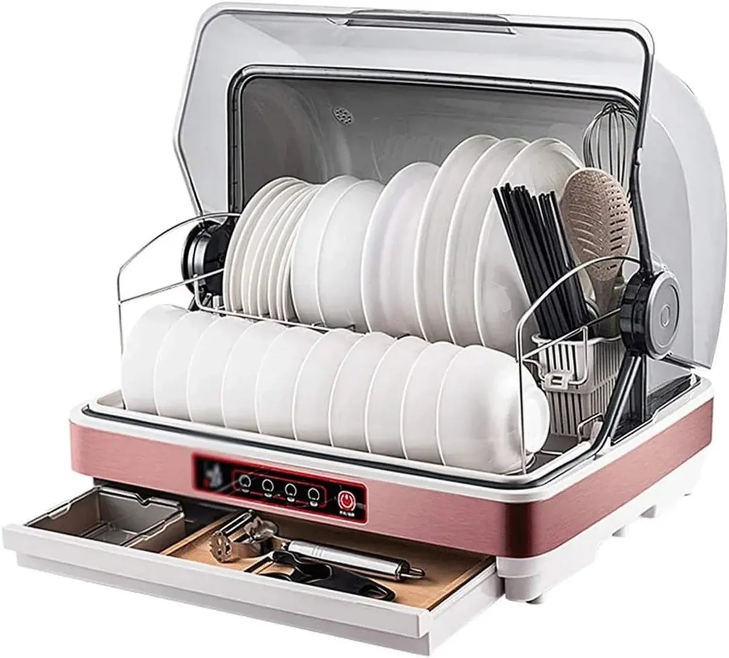 Lave-vaisselle portable compact 6 couverts - Idéal pour petites cuisines et voyages