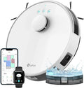 Aspirateur Robot Lefant M1: Puissance 4000Pa, Navigation LiDAR, Cartographie Avancée, Compatible Alexa et Application, Parfait pour Animaux et Tous Types de Sols