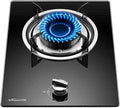 Plaque de Cuisson à Gaz 30 cm, Brûleur Haute Puissance 4.0 kW, Verre Trempé, Nettoyage Facile, Sécurité Anti-Flamme, Usage Domestique