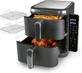 Friteuse à Air Chaud Double Chambre 10L avec Écran Tactile - Compacte et Efficace