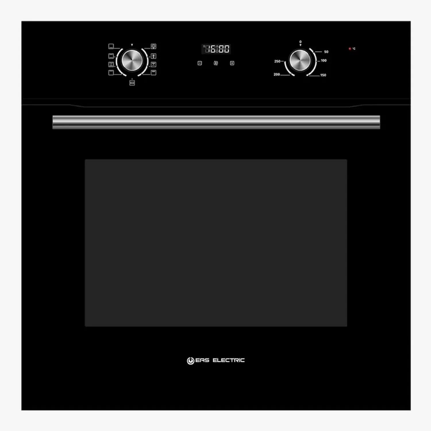 Four encastrable EAS Electric 70L 8 fonctions en verre noir - Technologie intelligente