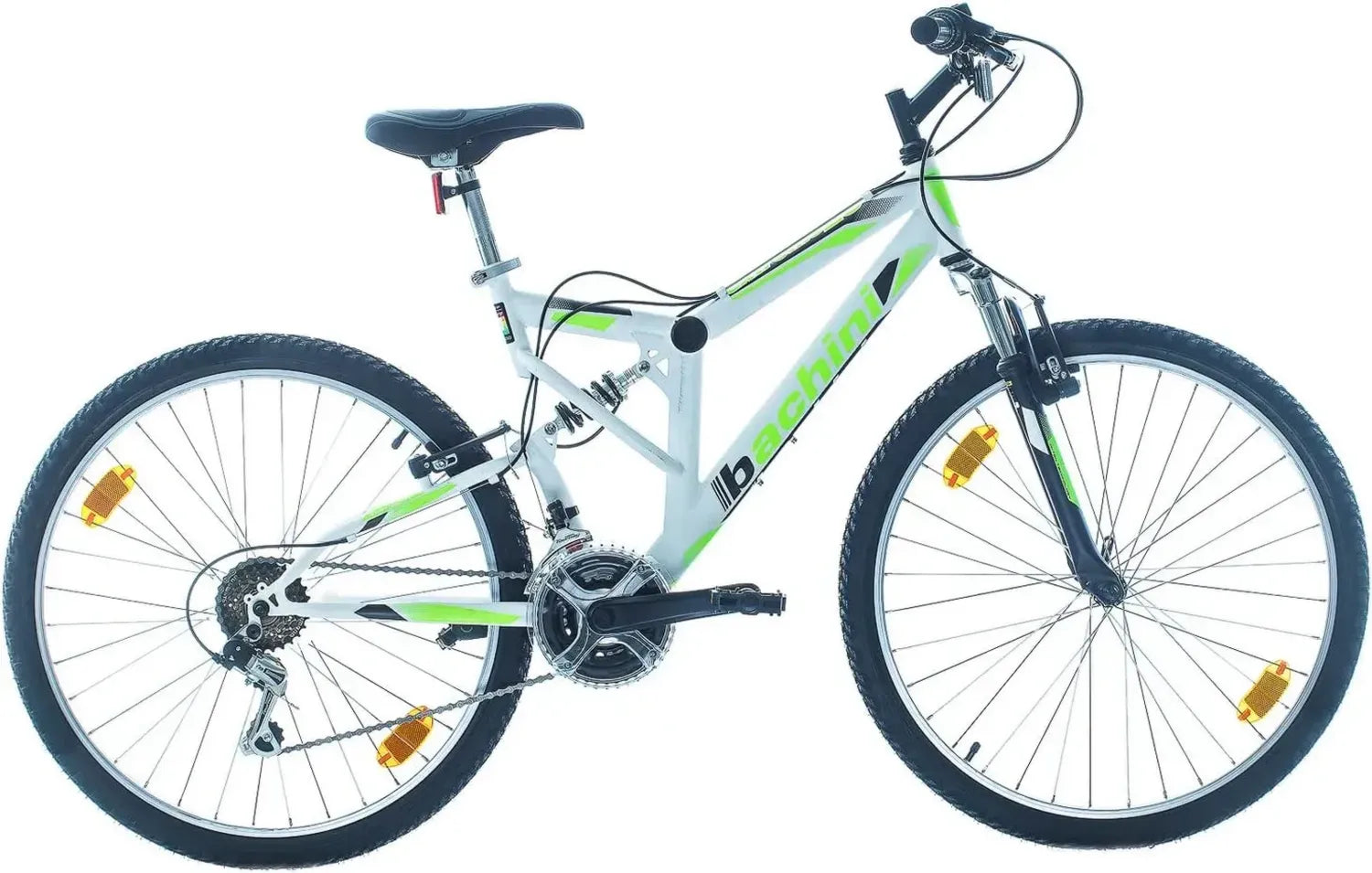 VTT Tout Suspendu 26'' 18 Vitesses, Freins V-Brake, Unisexe, Taille 155-180 cm