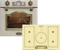 Four Encastré Électrique Kaiser 67L + Plaque Induction 77 cm - Style Rétro avec 8 Fonctions