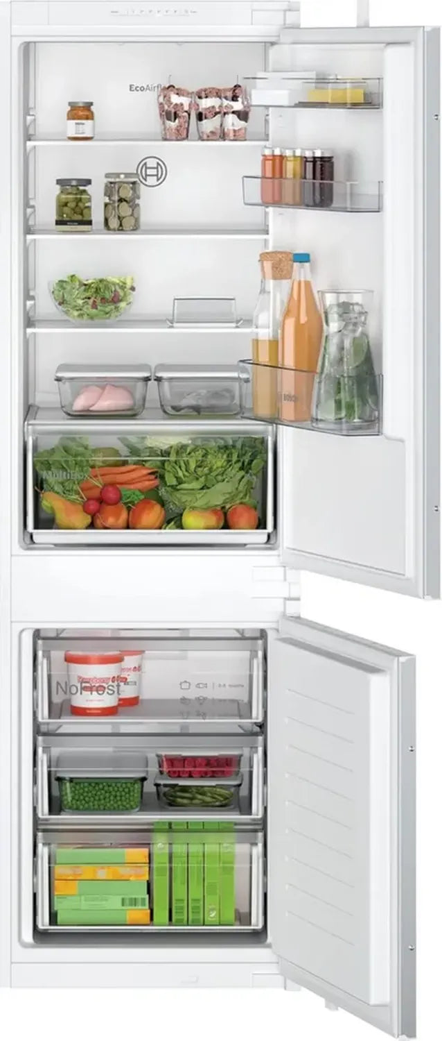 Réfrigérateur intégrable Bosch SER2, No Frost, Classe énergétique E, 35dB