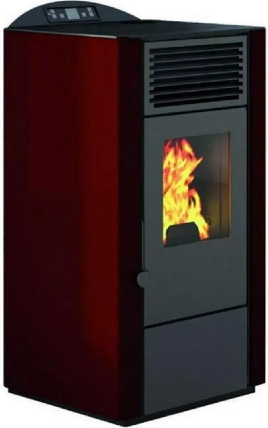 Poêle à granulés Lory-10 9,5 kW Rouge - Eva Stampaggi