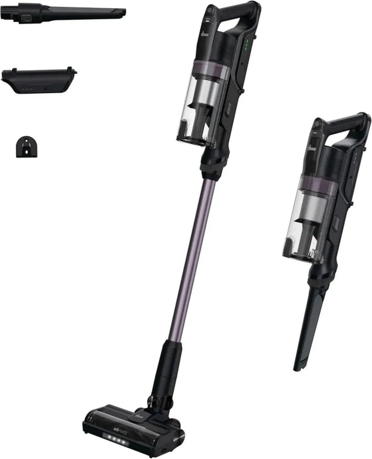 Aspirateur Sans Fil Hoover HF1 Plus avec Turbo, Brosse Anti-enchevêtrement et LED, 45 Min d'Autonomie