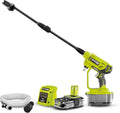 RYOBI - Nettoyeur Haute Pression sans Fil 18V One+ avec Batterie et Chargeur, Autonomie 15min, 22 Bar, Léger et Portable pour Nettoyage Léger