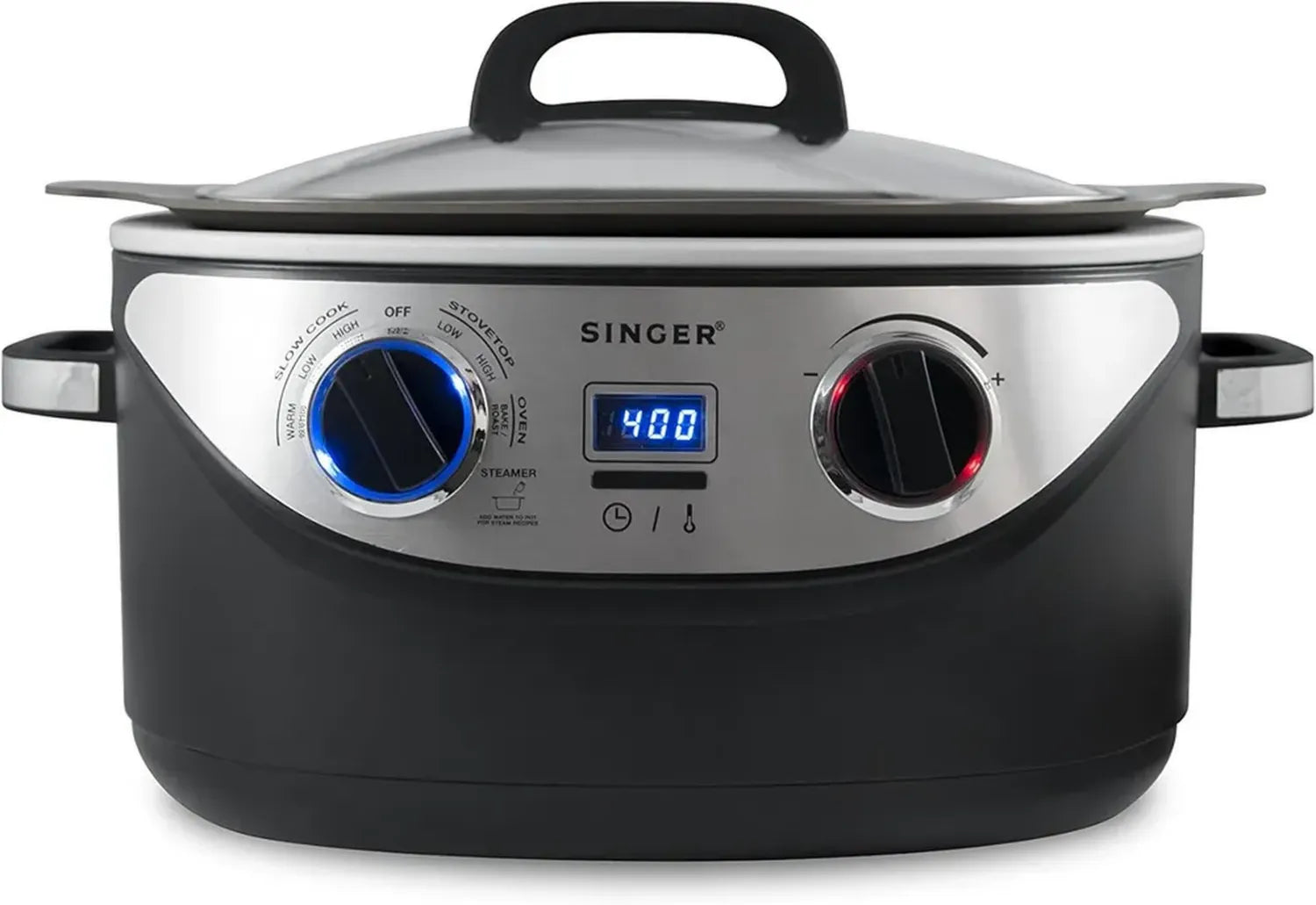 Multicuiseur Noir Singer MC-600D en Aluminium