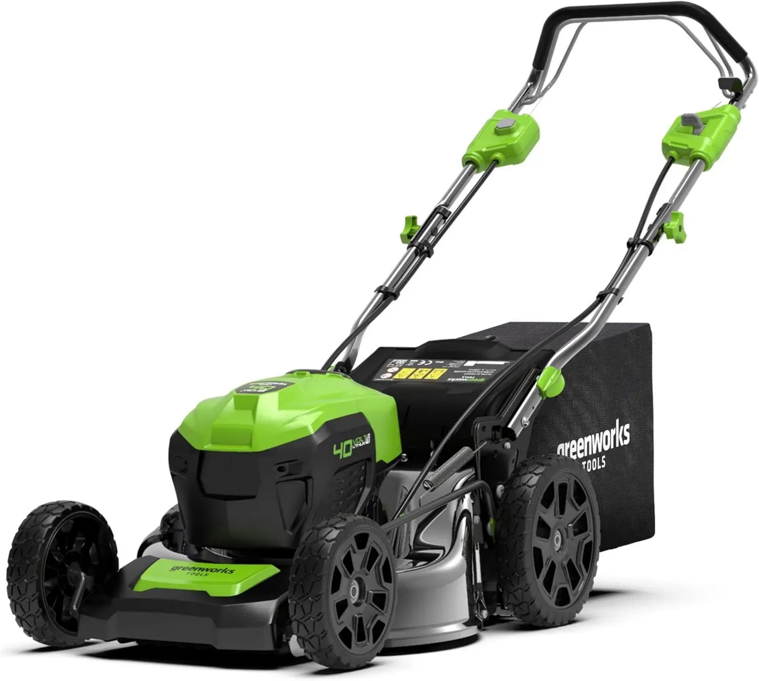 Tondeuse à Gazon Sans Fil Autotractée 46 cm - Grandes Pelouses 600m² - Greenworks GD40LM46SP