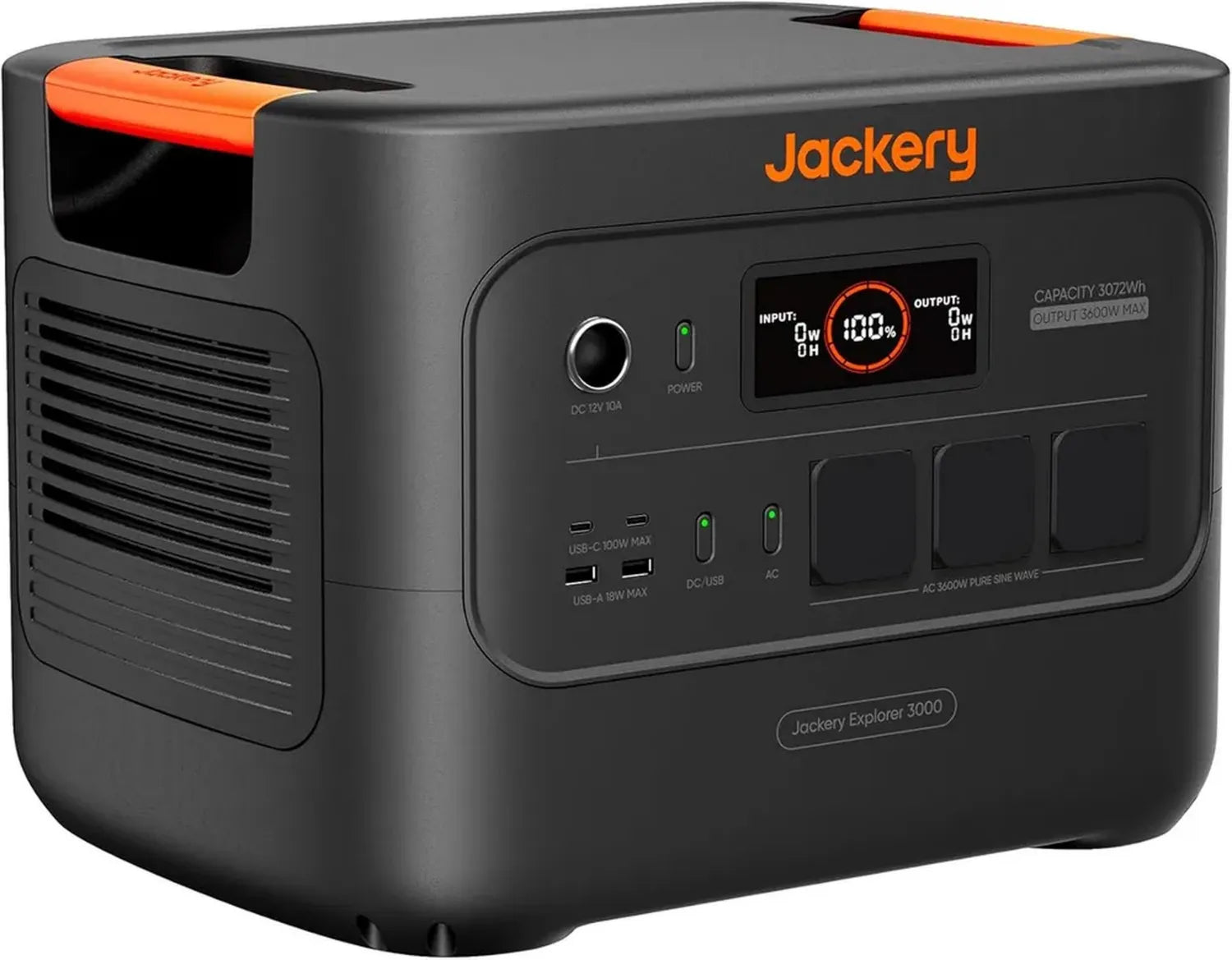 Station d'Énergie Portable Jackery Explorer 3000v2, 3072Wh/3600W LiFePO4, Recharge Rapide en 1,8H, Générateur Solaire Puissant pour Coupures de Courant et Camping