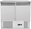 Table Réfrigérée Positive 2 Portes GN 1/1 pour Cuisine Professionnelle