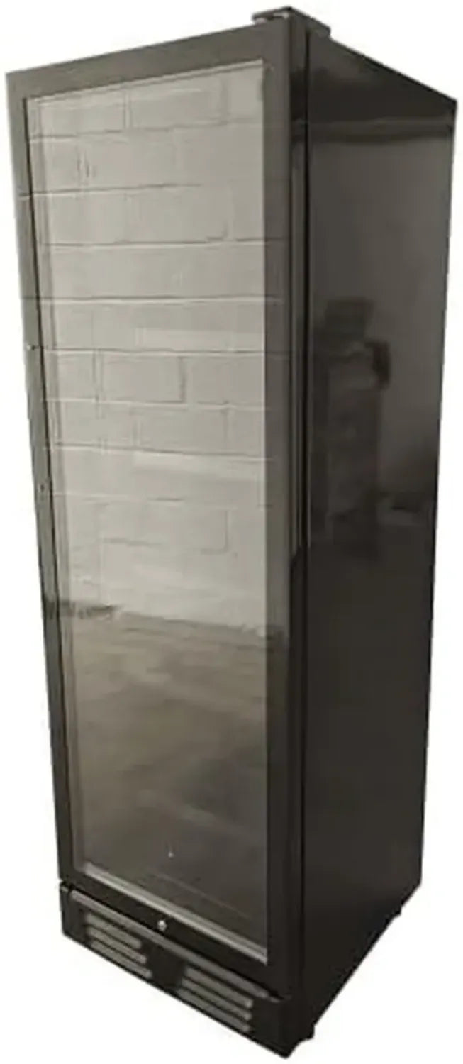 Réfrigérateur vitrine à boissons 380L Noir Intégral - Modèle SC-380C FB