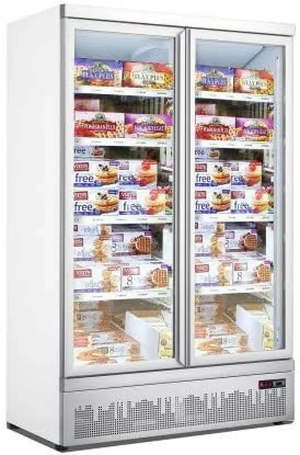 Armoire Congélateur Professionnel 1000L - Double Porte Vitrée - Technologie R290 - Combisteel