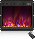 Insert de Cheminée Électrique 1500W avec Télécommande et Thermostat Réglable
