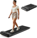 WalkingPad Tapis de Marche Pliable et Silencieux, Tapis Roulant Électrique pour Maison et Bureau avec Télécommande, Vitesse Maximale 6 km/h