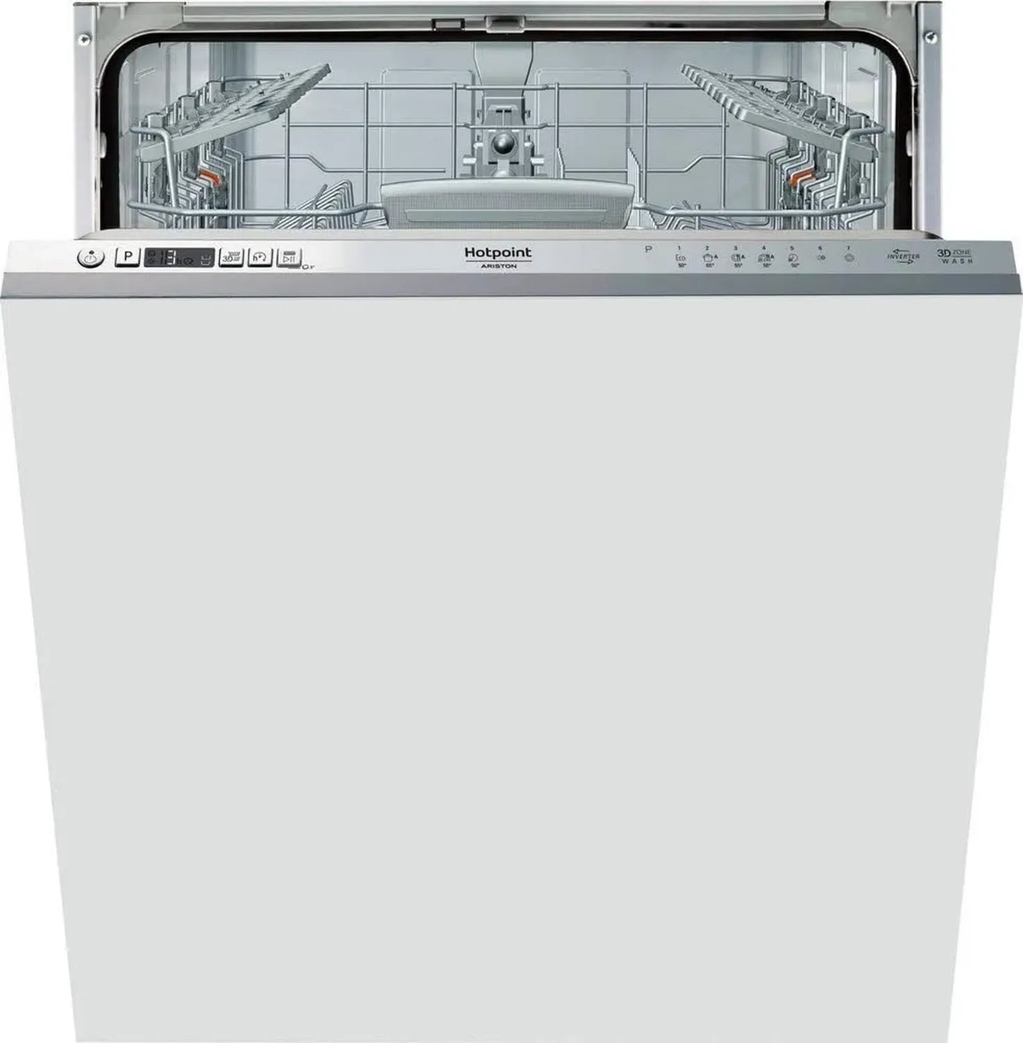 Lave-vaisselle intégré HOTPOINT HI5030W - 14 couverts - 60 cm - Silencieux 43 dB