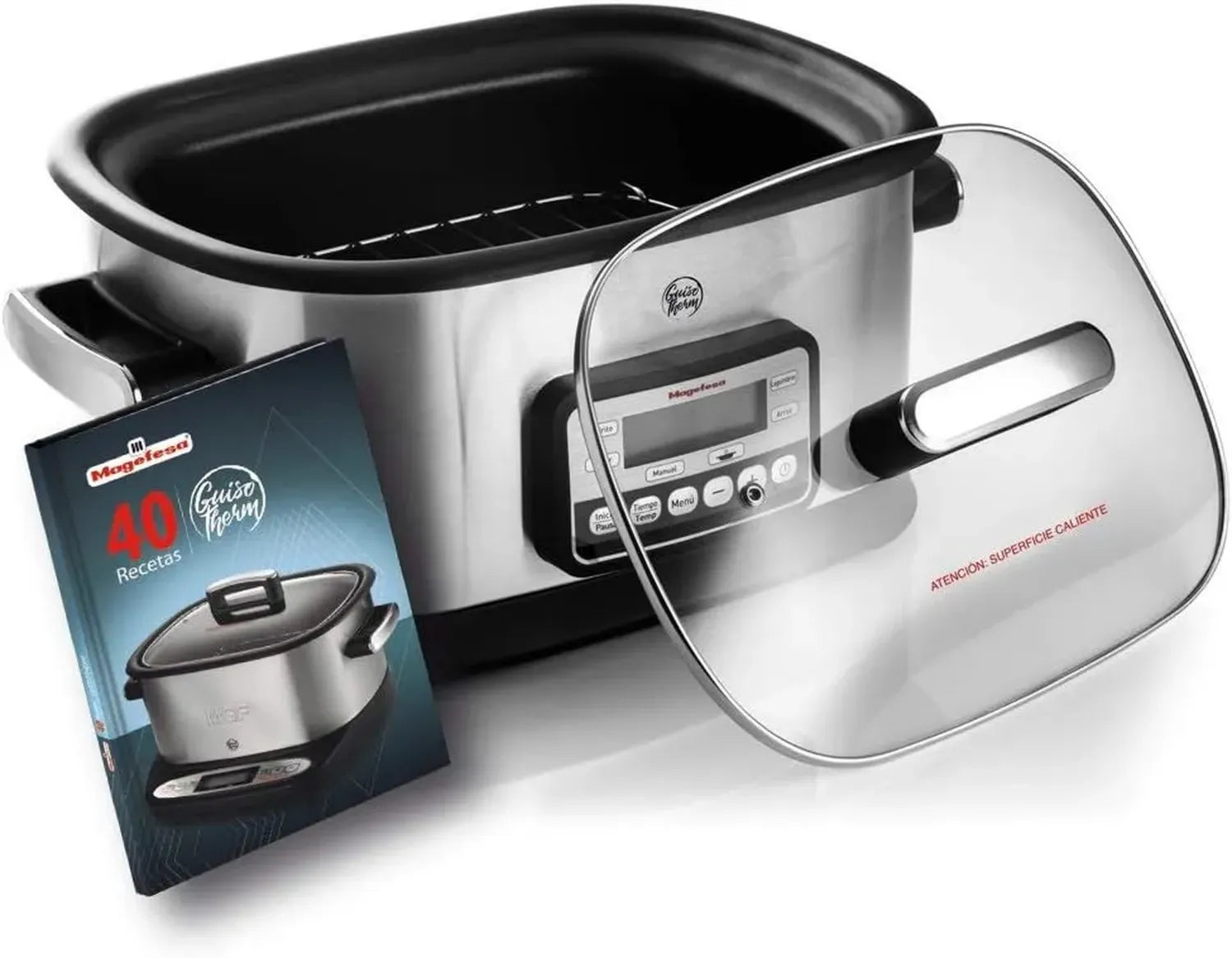 Autocuiseur Électrique Multifonction 6L Magefesa - 1200W, Cuisson Vapeur, Frire et Grill