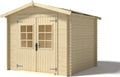 Abri de Jardin en Bois Scandinave Violet 246x300x220 cm Sans Plancher