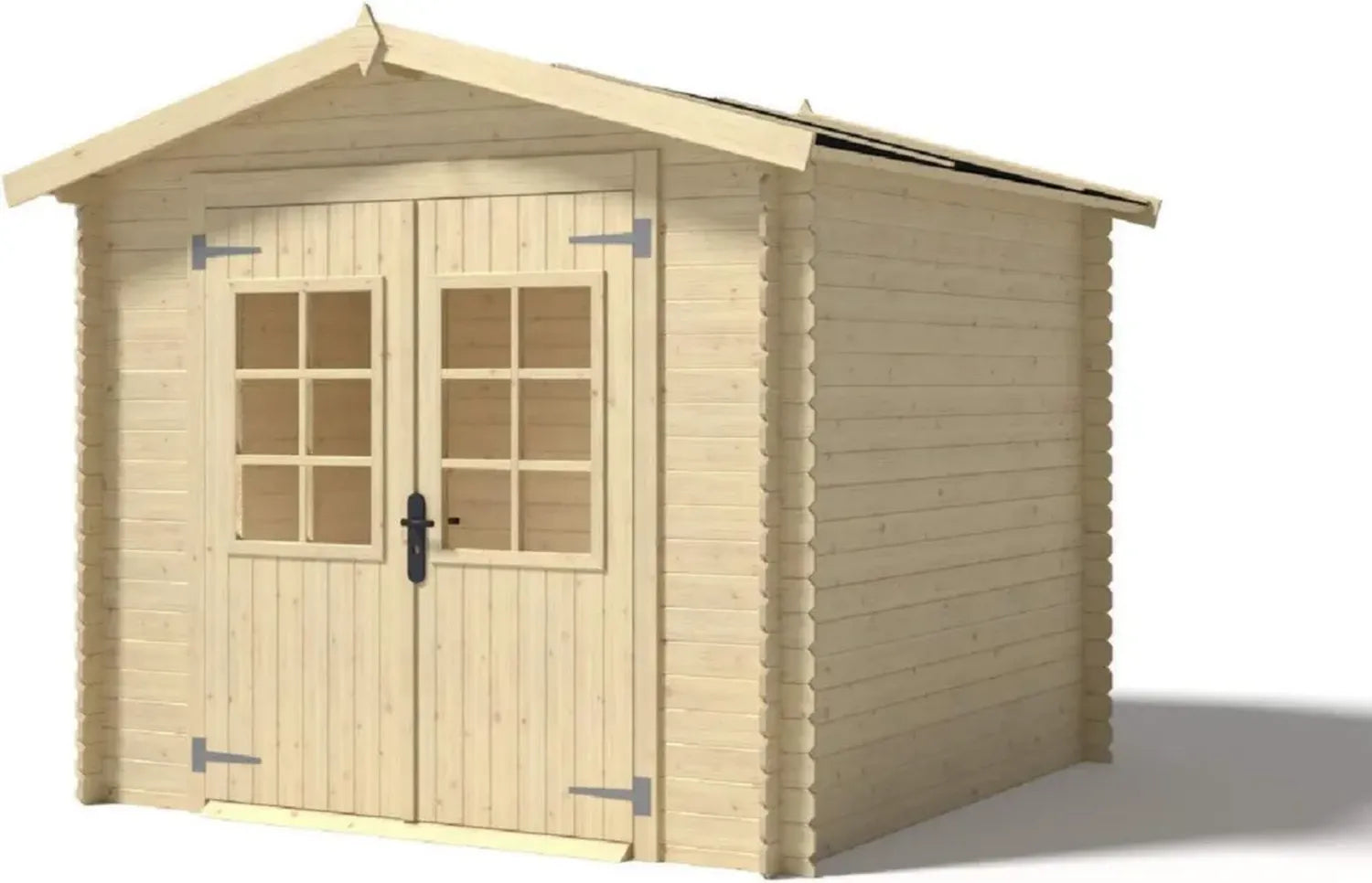 Abri de Jardin en Bois Scandinave Violet 246x300x220 cm Sans Plancher