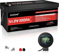 Batterie Lithium Lifepo4 48V 100Ah 5,12kWh avec Écran - BMS 200A pour Applications Solaires et Électriques