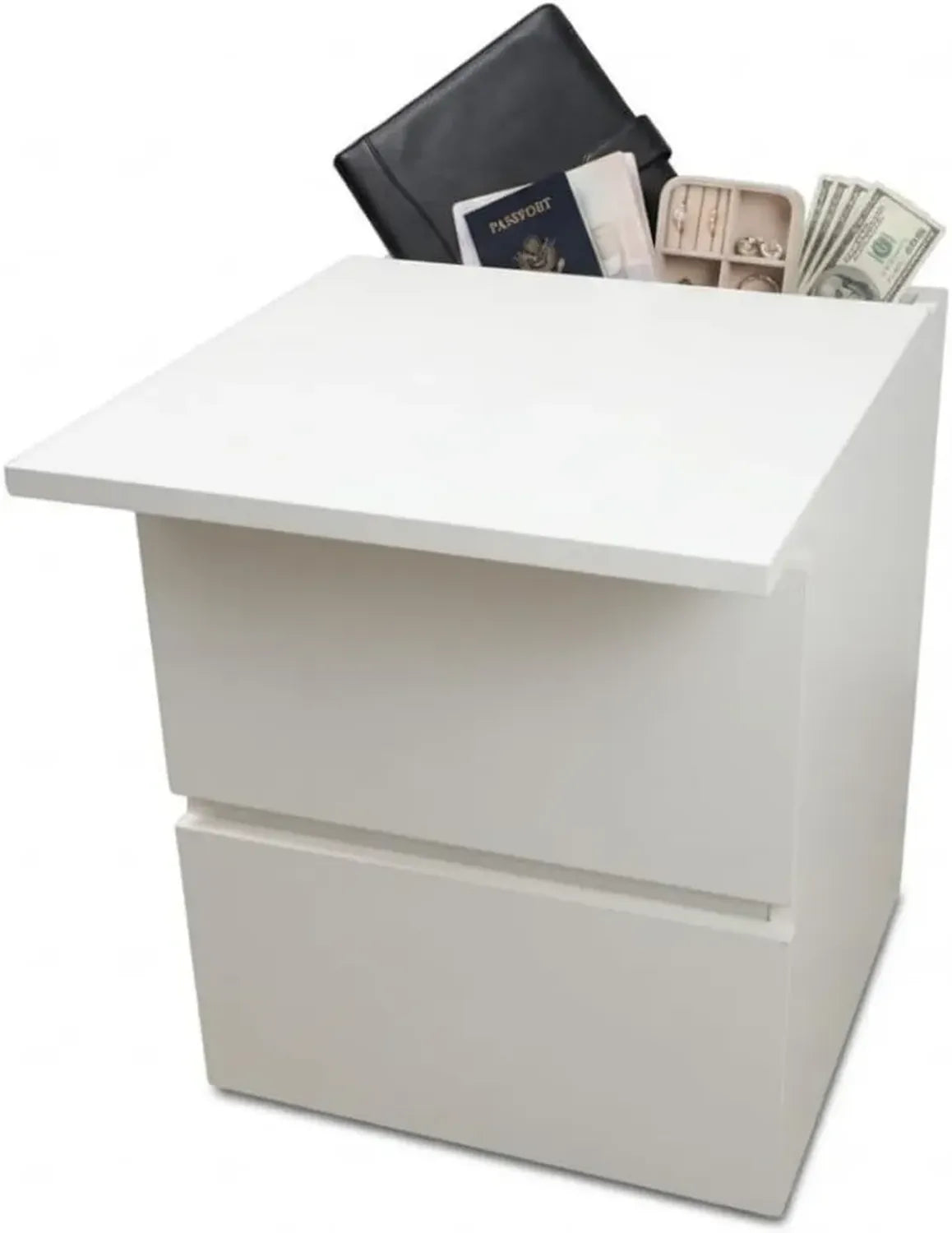 Commode Sécurisée avec Coffre Discret et Serrure RFID