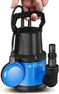 Pompe de Vidange FOTING 400W, Débit 8000L/h, Hauteur Max 8m