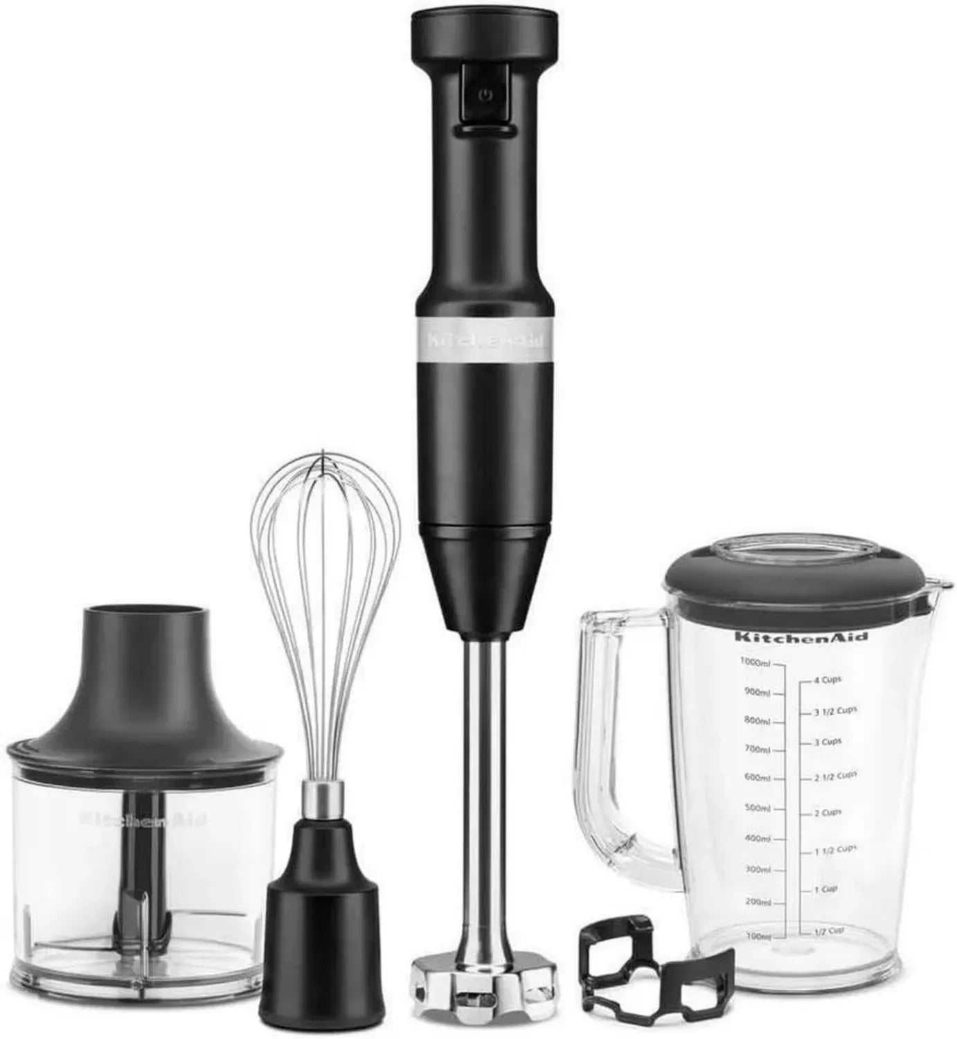 Mixeur Plongeant Kitchenaid Noir Mat 5KHBV83EBM – Polyvalence et Élégance