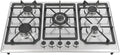Table de cuisson gaz 5 feux, 86 cm, encastrable, compatible gaz naturel et propane