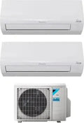 Climatiseur Double Split 21000 BTU avec Pompe à Chaleur, Haute Efficacité Énergétique A++/A+