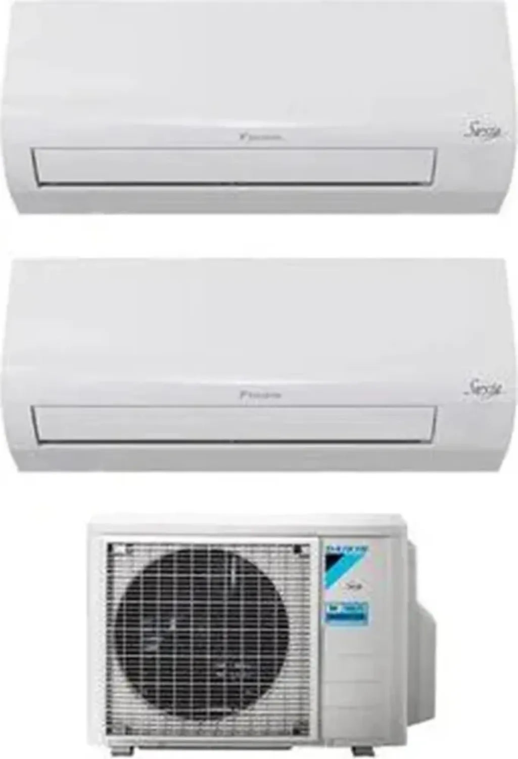 Climatiseur Double Split 21000 BTU avec Pompe à Chaleur, Haute Efficacité Énergétique A++/A+