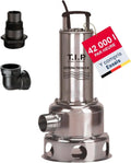 Pompe Submersible Pro en Inox pour Eau Sale - Débit 42000 l/h