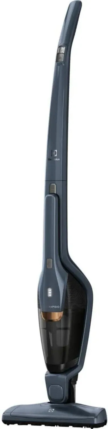 Aspirateur Balai Sans Fil 2-en-1 Electrolux Ergorapido, 35 Min d'Autonomie, Léger, 18V, Bleu