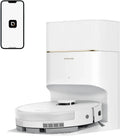 Aspirateur Robot Dreame D20 Pro Plus 2-en-1, Puissance 13000 Pa, Brosse Double, Vidange Automatique, Navigation Laser, Détection de Distance, Poils d’Animaux, Nettoyage Coins, Sols Durs et Tapis, Batterie 5200 mAh