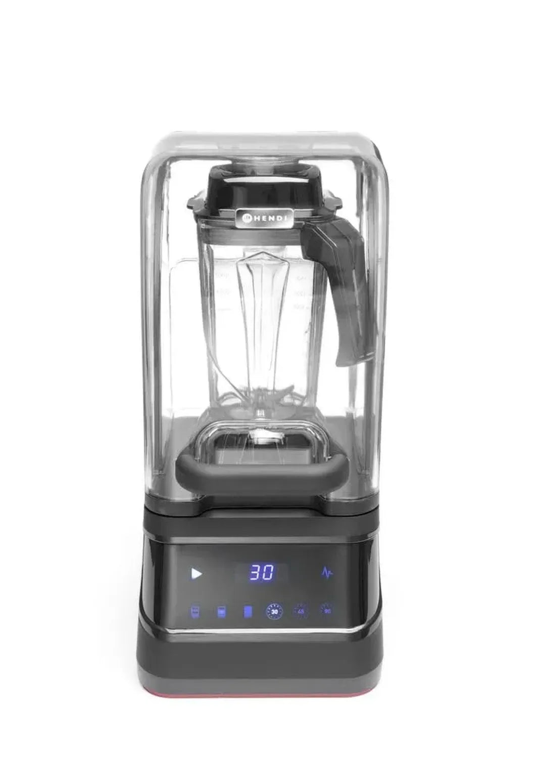 Mixeur HENDI 1680W, écran tactile, verseuse 2,5L, sans BPA, capot insonorisant, résistant de -40°C à 90°C, idéal pour smoothies et cocktails