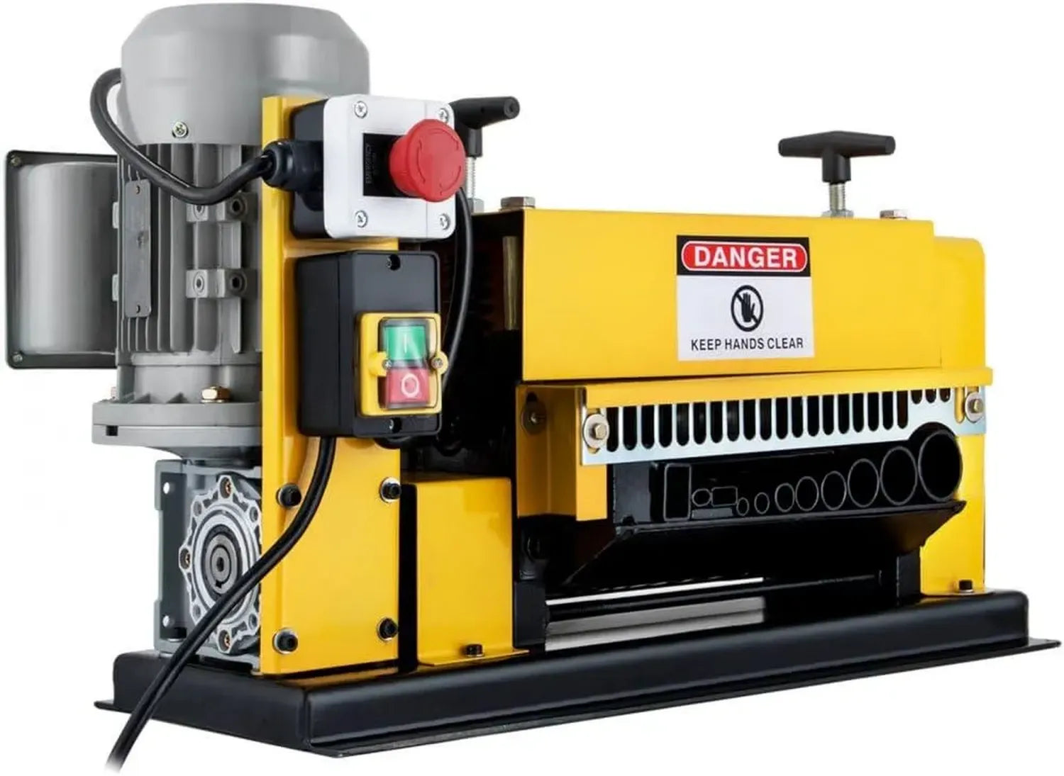Dénudeuse Électrique 370W, Haute Efficacité, Pour Fils 1,5 à 38 mm, 20 m/min, 11 Canaux et 10 Lames, Recyclage de Câbles en Cuivre