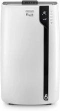 Climatiseur Mobile Silencieux De'Longhi Pinguino, 10 000 BTU, Déshumidificateur, Écran Numérique, Classe A++, Blanc