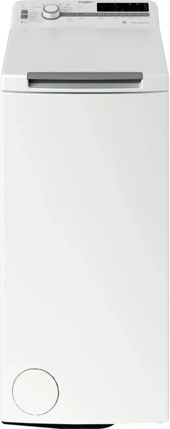 Lave-linge Whirlpool TDLR 7231BS SPT, Chargement par le haut, 7 kg, 1200 tr/min, Blanc