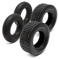 Ensemble de 2 Pneus 18x8.50-8 avec Chambres à Air – Valve Anglée – Charge 370 kg – Idéal pour Tracteurs de Gazon