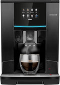 Machine à Café Automatique Teesa Aroma 800 avec Broyeur, Mousseur à Lait, 19 Bar, Noire