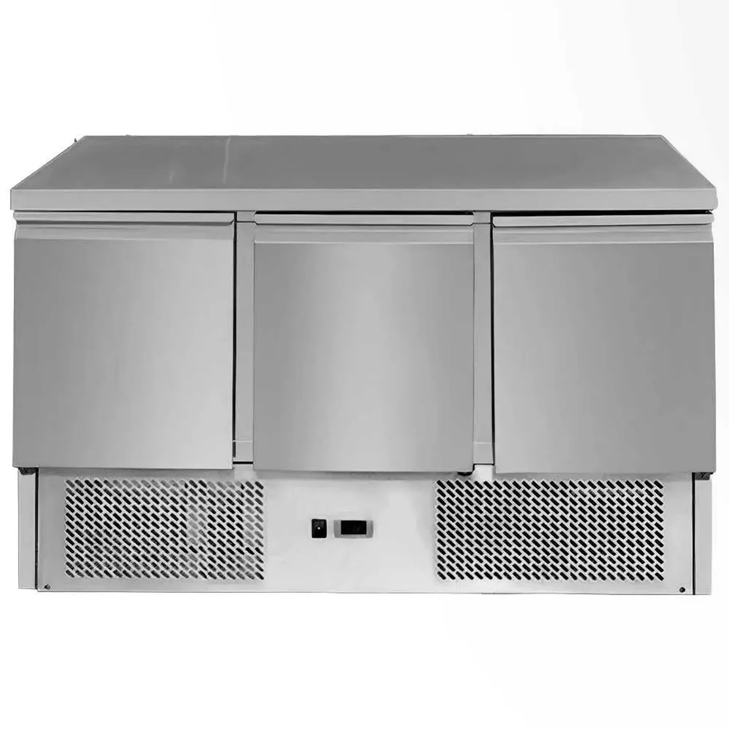 Table Réfrigérée 3 Portes en Acier Inoxydable 260L pour Bar et Restaurant